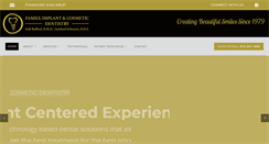 Desktop Screenshot of implantandcosmeticdentistry.com